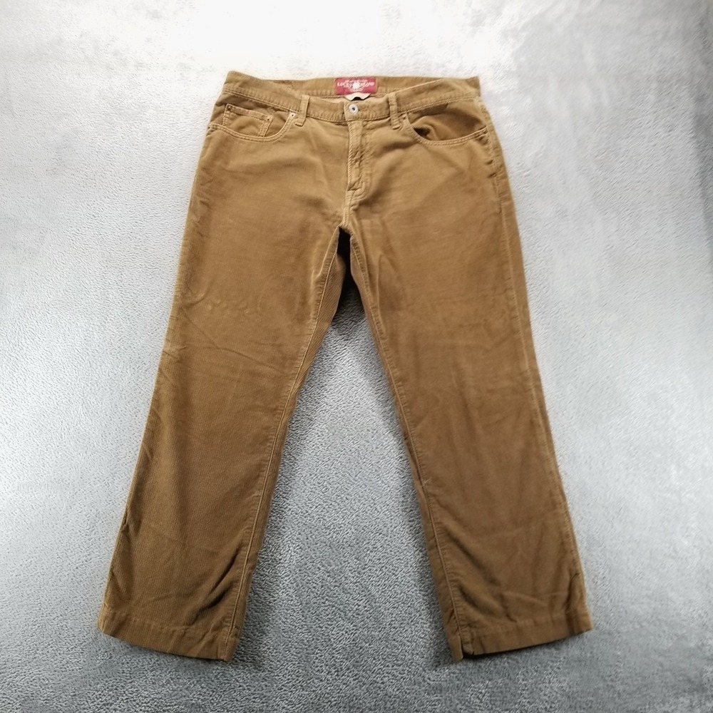 Lucky Brand Pants Mens 36x32 Brown 221 Straight Corduroy Mid‎ Rise Twill
